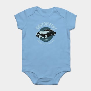 custom fest 1980 classic cars community Baby Bodysuit